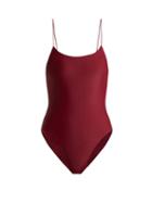 Matchesfashion.com Jade Swim - Micro Trophy Swimsuit - Womens - Burgundy