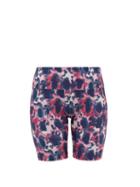 Matchesfashion.com Thorsun - Blake Tie Dye Biker Shorts - Womens - Pink Multi