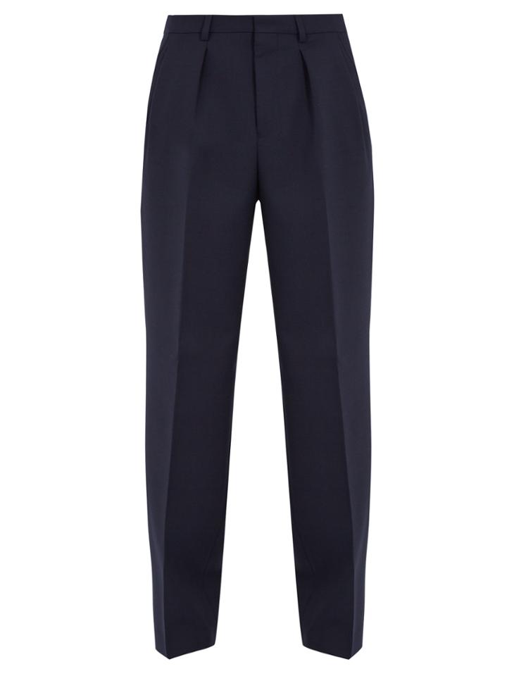 Ami Mid-rise Wide-leg Trousers