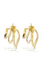 Matchesfashion.com Completedworks - Topaz & 14kt Gold-vermeil Triple-hoop Earrings - Womens - Gold