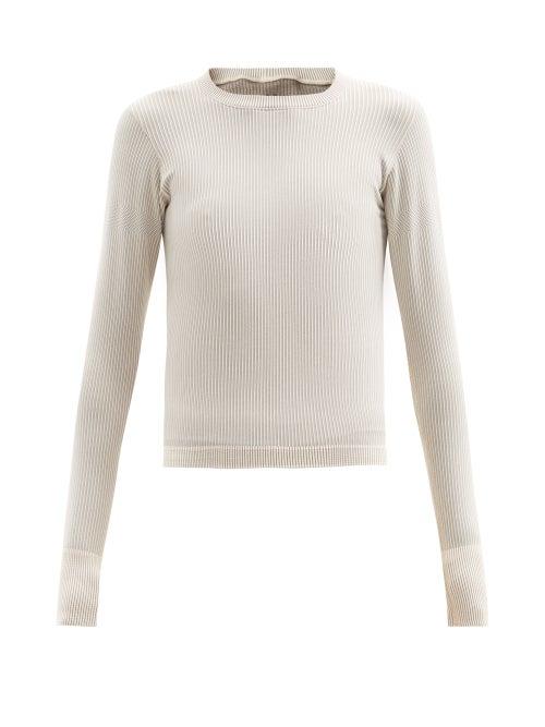Matchesfashion.com Cordova - Ribbed-jersey Thermal Top - Womens - Cream