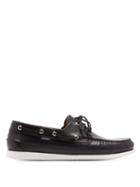 Matchesfashion.com Paul Smith - Archer Leather Deck Shoes - Mens - Black Multi