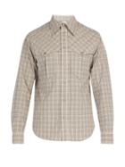 Matchesfashion.com Isabel Marant - Vicson Checked Cotton Shirt - Mens - Multi
