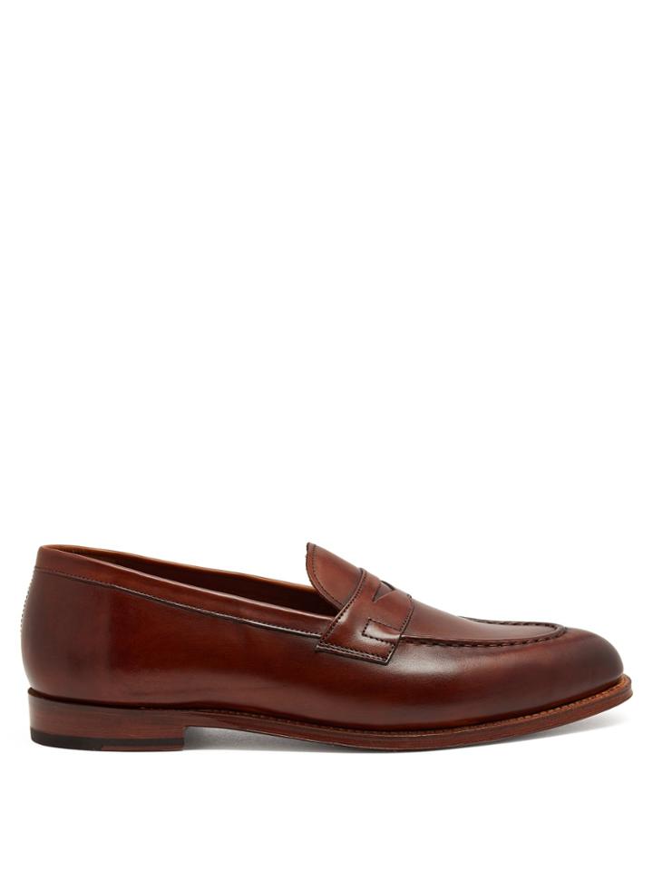 Grenson Lloyd Leather Penny Loafers