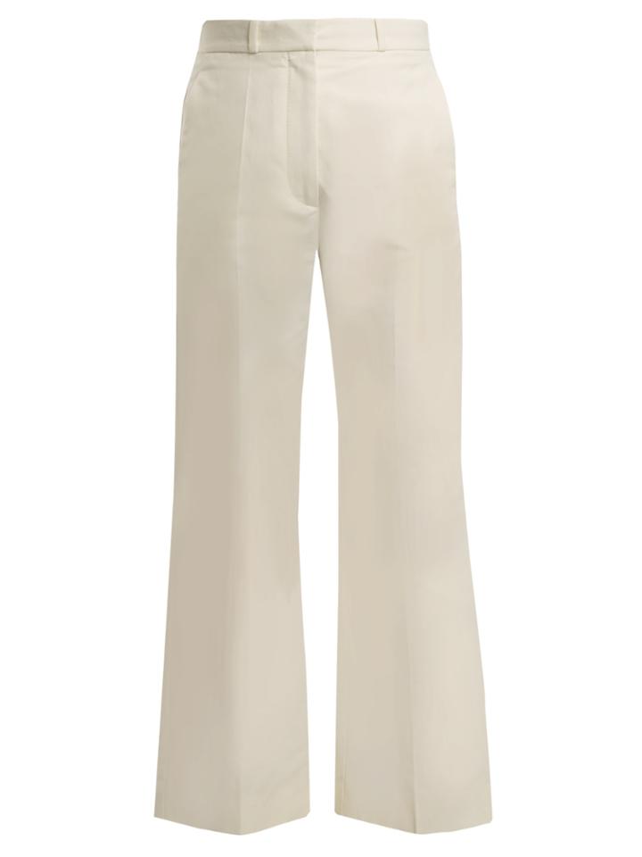 Stella Mccartney High-rise Straight-leg Twill Trousers