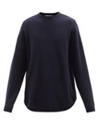 Extreme Cashmere - No. 53 Crew Hop Stretch-cashmere Blend Sweater - Mens - Navy