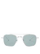 Matchesfashion.com Thom Browne - Mirrored Aviator Sunglasses - Mens - Silver