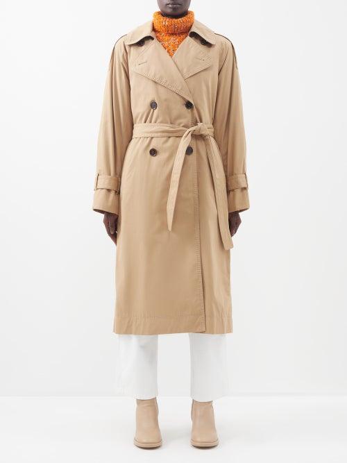 Acne Studios - Odande Organic-cotton Trench Coat - Womens - Beige
