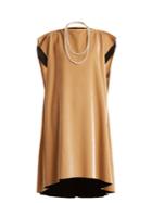 Mm6 By Maison Margiela Faux Pearl-embellished Tie-waist Velvet Dress