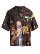 Prada Impossible True Love And Lilium-print Cotton Shirt