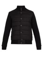 Matchesfashion.com Herno - Padded Wool Bomber Jacket - Mens - Black