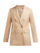 Matchesfashion.com Max Mara - Merlot Blazer - Womens - Camel