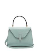Matchesfashion.com Valextra - Iside Mini Grained-leather Bag - Womens - Light Blue