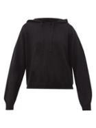 Matchesfashion.com Allude - Wool Blend Hooded Sweater - Womens - Black