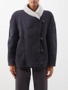 Isabel Marant Toile - Abenila Shearling Coat - Womens - Black