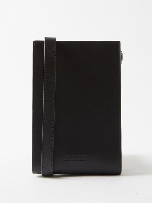 Jacquemus - Gadju Leather Cross-body Bag - Mens - Black