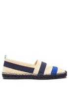 Matchesfashion.com Castaer - Perseo Striped Canvas Espadrilles - Mens - Blue Multi