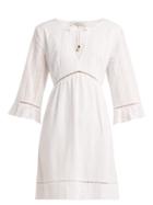 Matchesfashion.com Heidi Klein - Palermo Broderie Anglaise Cotton Dress - Womens - White