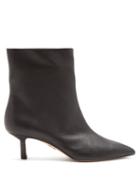 Matchesfashion.com Paul Andrew - Mangold Grained Leather Ankle Boots - Womens - Black