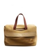 Matchesfashion.com Jw Anderson - Tool Leather Trimmed Suede Tote - Womens - Beige