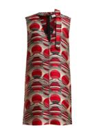 Matchesfashion.com Redvalentino - Optic Jacquard Tunic Mini Dress - Womens - Red Multi