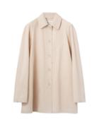 Lemaire - Raglan-sleeve Gabardine Overshirt - Womens - Cream