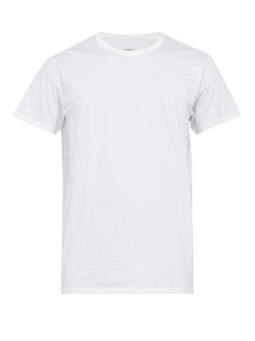 Matchesfashion.com Rag & Bone - Base Cotton T Shirt - Mens - White