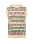 Matchesfashion.com Acne Studios - Jacquard Stripe Knitted Tank Top - Mens - Yellow Multi