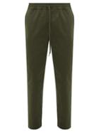 Matchesfashion.com Barena Venezia - Cosma Elasticated-waist Cotton-twill Trousers - Mens - Khaki