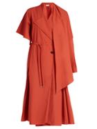 Lemaire Scarf-neck Cotton-poplin Dress