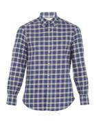 Brunello Cucinelli Checked Single-cuff Cotton-flannel Shirt