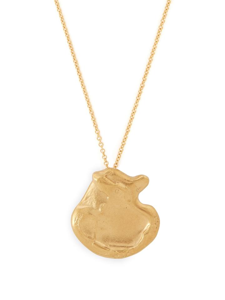 Alighieri The Fractured Cloud Gold-plated Necklace