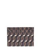 Dsquared2 - Monogram-print Faux-leather Cardholder - Mens - Brown Multi