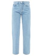 Matchesfashion.com A.p.c. - Martin High-rise Stonewashed Straight-leg Jeans - Womens - Light Denim