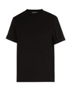 Neil Barrett Poplin-sleeved Crew-neck Cotton-blend T-shirt
