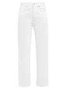 Matchesfashion.com Acne Studios - Mece Straight Leg Cropped Jeans - Womens - Ivory