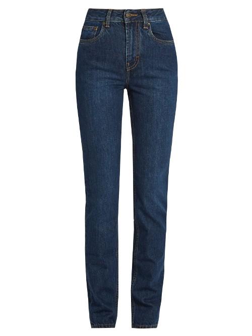 Rockins High-rise Straight-leg Jeans