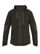 Y-3 Contrast-panel Nylon Hooded Jacket