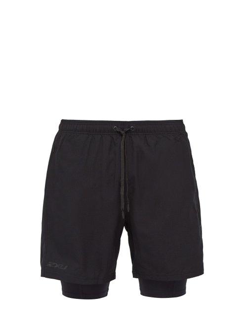Matchesfashion.com 2xu - Xctrl Compression Lined Shorts - Mens - Charcoal