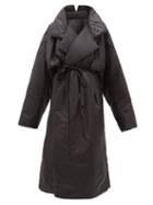 Matchesfashion.com Norma Kamali - Oversized Sleeping Bag Coat - Womens - Black