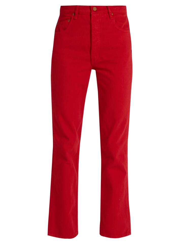 Bliss And Mischief Collector-fit High-rise Jeans