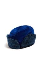 Maison Michel Sofia Velvet And Faux-fur Hat