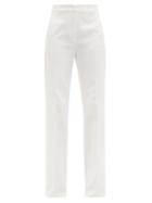 Matchesfashion.com Max Mara - Antares Trousers - Womens - White