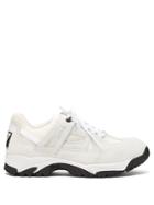 Maison Margiela Security Suede And Mesh Low-top Trainers