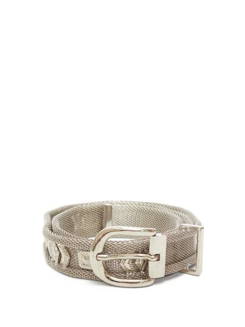 Matchesfashion.com Isabel Marant - Bisa Chainmail Belt - Womens - Silver