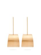 Matchesfashion.com Fay Andrada - Tappi Large Brass Drop Earrings - Womens - Gold
