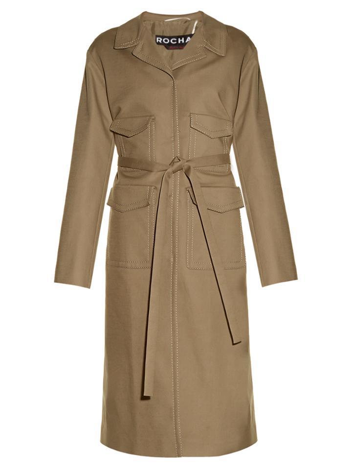 Rochas Four-pocket Wool-blend Coat