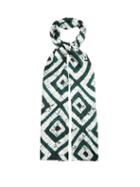 Matchesfashion.com Eskandar - Shibori Dyed Silk Scarf - Womens - Green