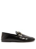 Matchesfashion.com Isabel Marant - Ferlyn Collapsible Heel Leather Loafers - Womens - Black
