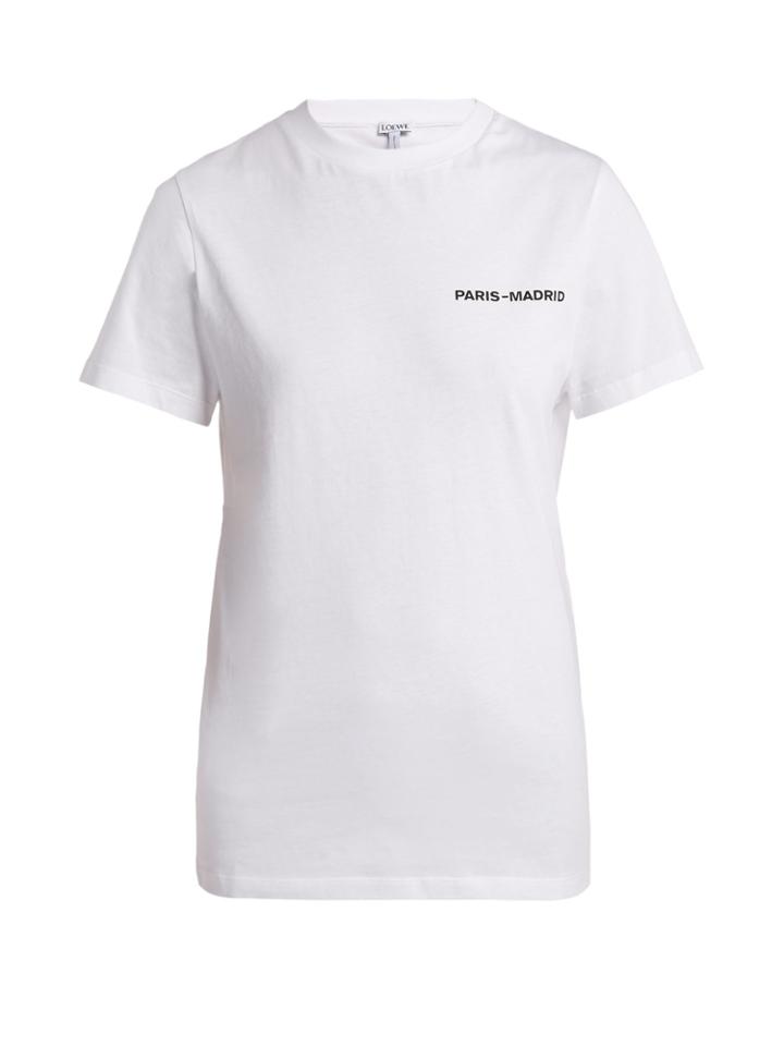Loewe Printed Cotton-jersey T-shirt